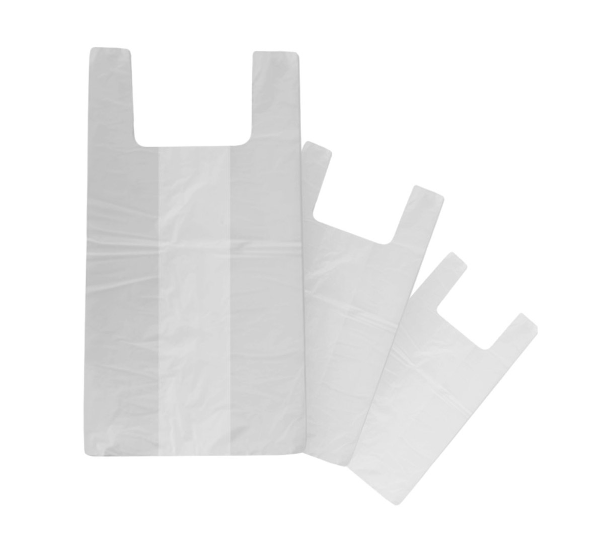 שקיות גופייה 33/60 גדולות לבנות