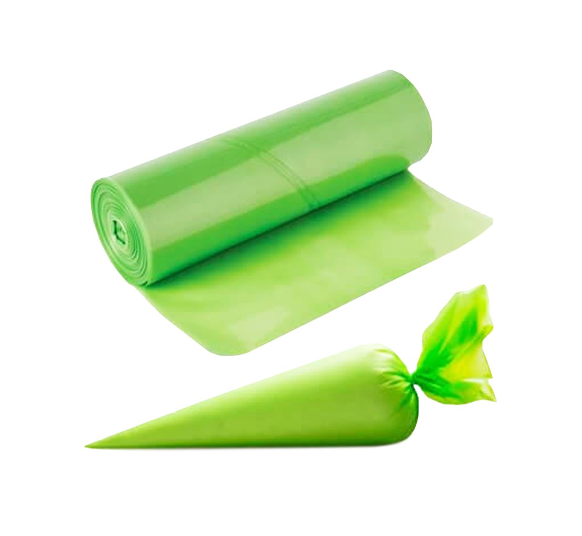 שקית זילוף מקצועי ירוק 72 יח'