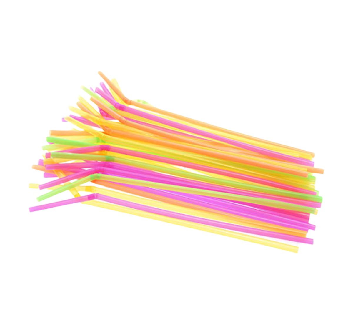 קש מתקפל צבעוני 400 יח