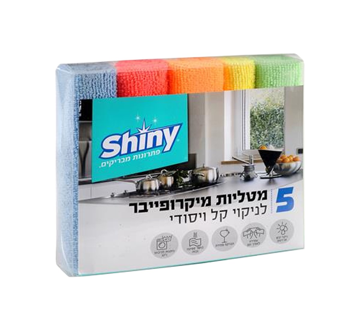 מטליות מיקרופייבר 5 יח